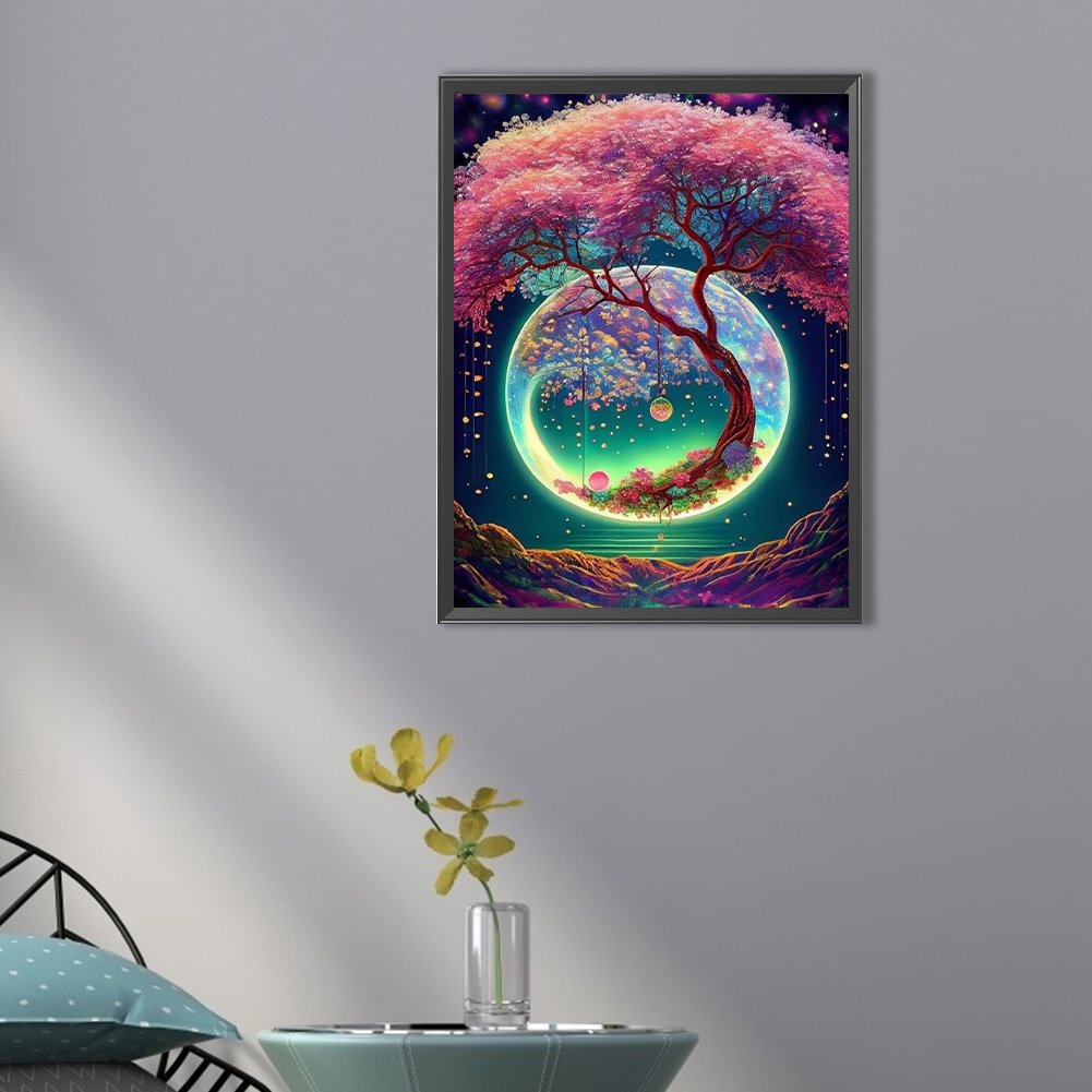 Tree Flower | Diamond Painting