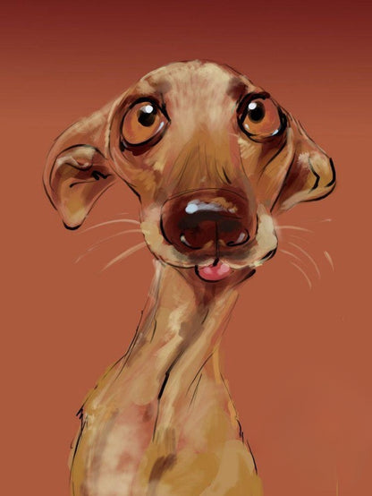 Greyhound Dog | Diamond Painting