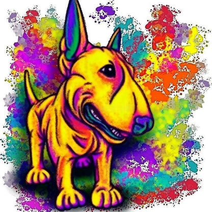 English Bull Terrier Dog | Diamond Painting