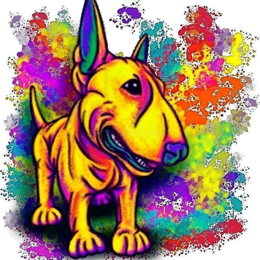 English Bull Terrier Dog | Diamond Painting