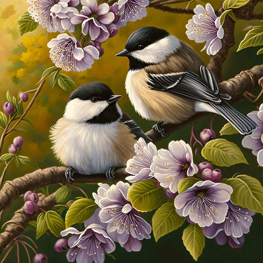 Birds and Flowers | Diamond Painting