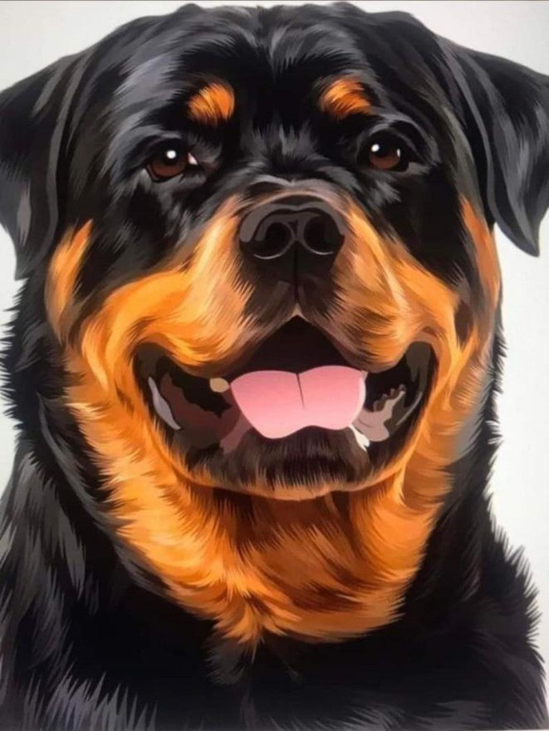 Rottweiler Dog | Diamond Painting