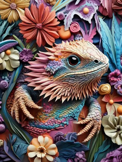 Bearded Dragon | Diamond Painting