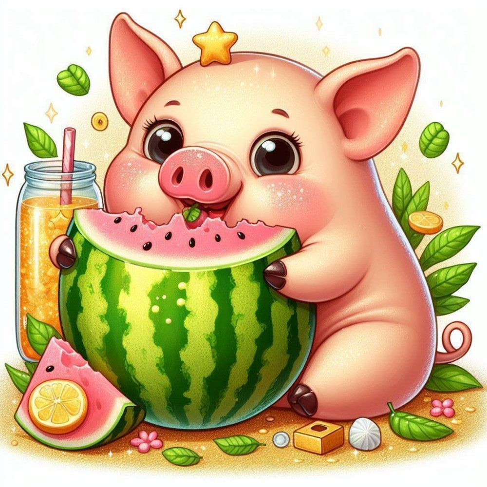 Pig | Diamond Painting