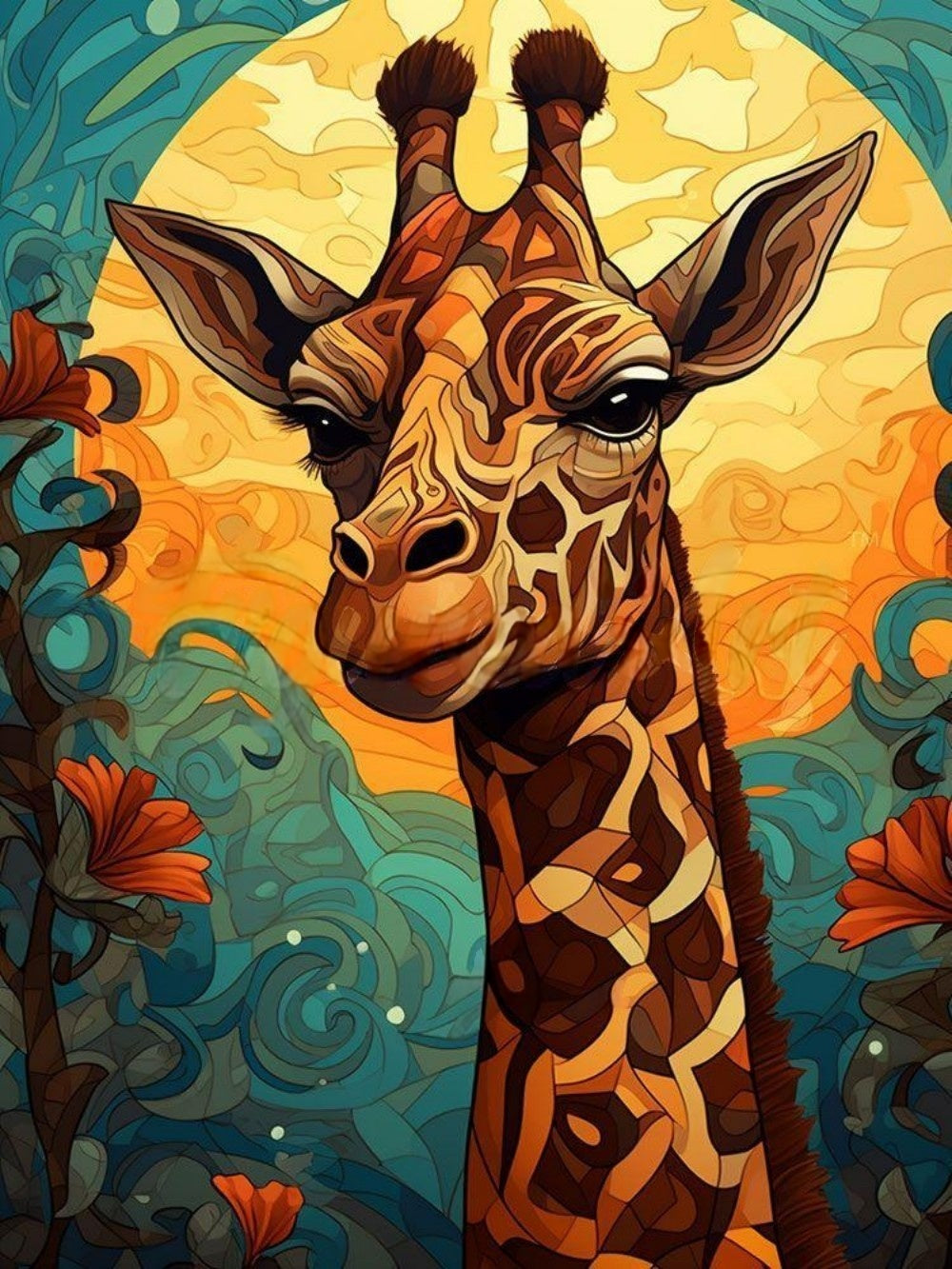 Giraffe | Diamond Painting