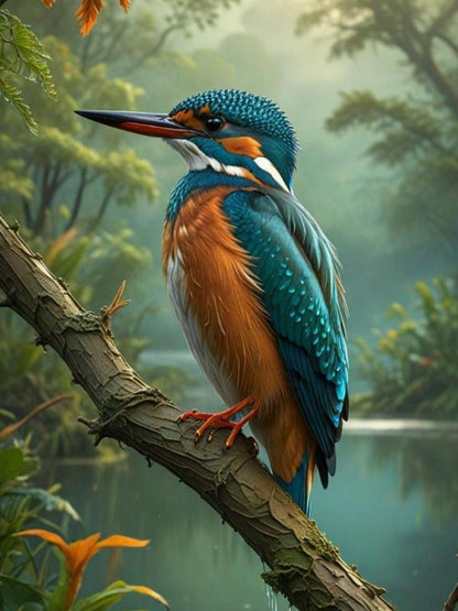 Kingfisher | Diamond Painting