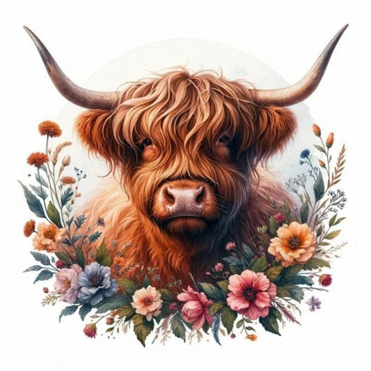 Highland Cow | Diamond Painting