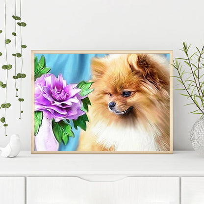 Pomeranian Dog | Diamond Painting