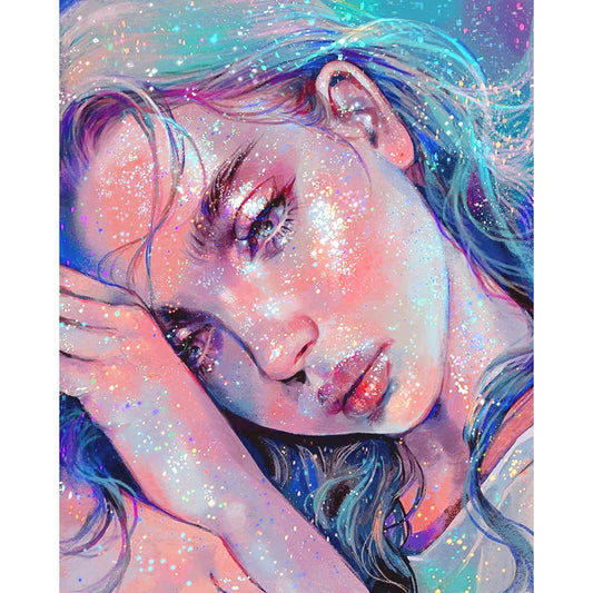 Beautiful Girl | Cross Stitch Embroidery