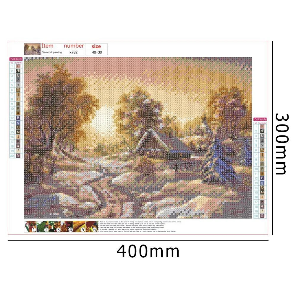 Snowy Landscape | Diamond Painting