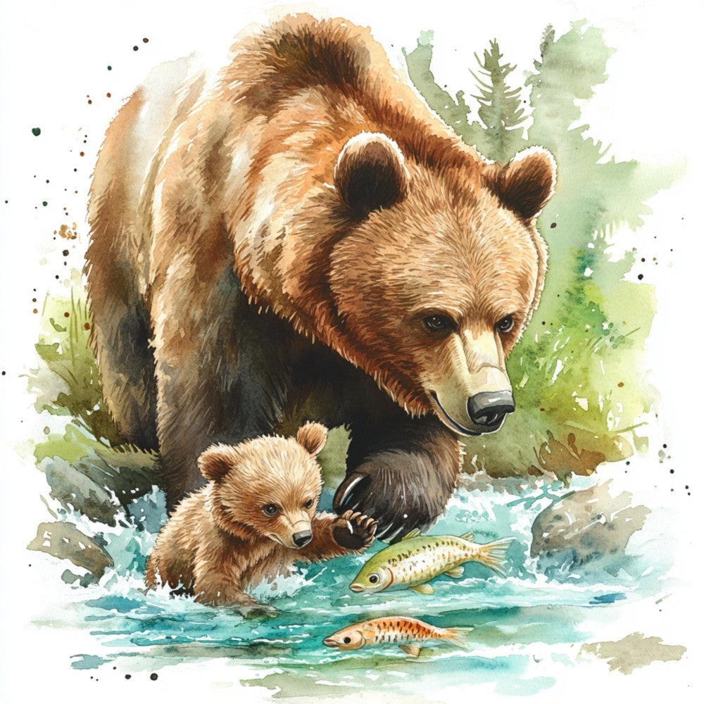 Brown Bear | Diamond Painting