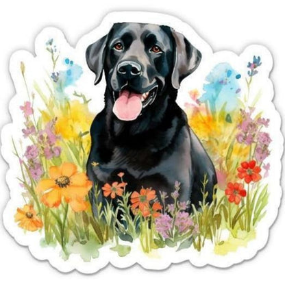 Black Labrador Dog | Diamond Painting