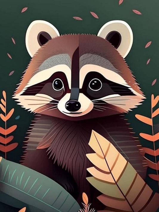 Raccoon | Diamond Painting