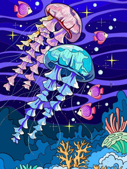 Jellyfish | Diamond Painting