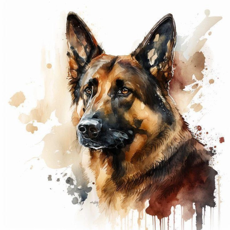 Dog German Shepherd | Diamond Painting