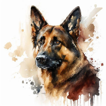 Dog German Shepherd | Diamond Painting