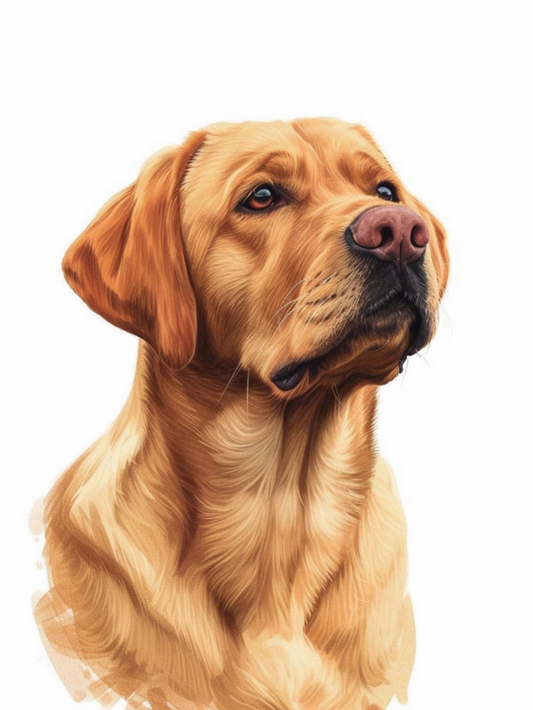 Yellow Labrador Dog | Diamond Painting