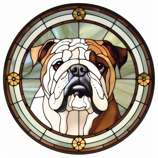 Dog English Bulldog | Diamond Painting