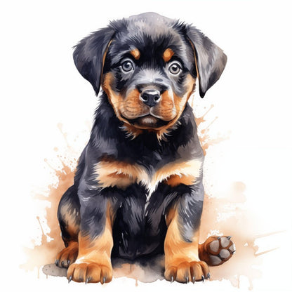 Rottweiler Dog | Diamond Painting