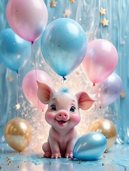 Pig | Diamond Painting