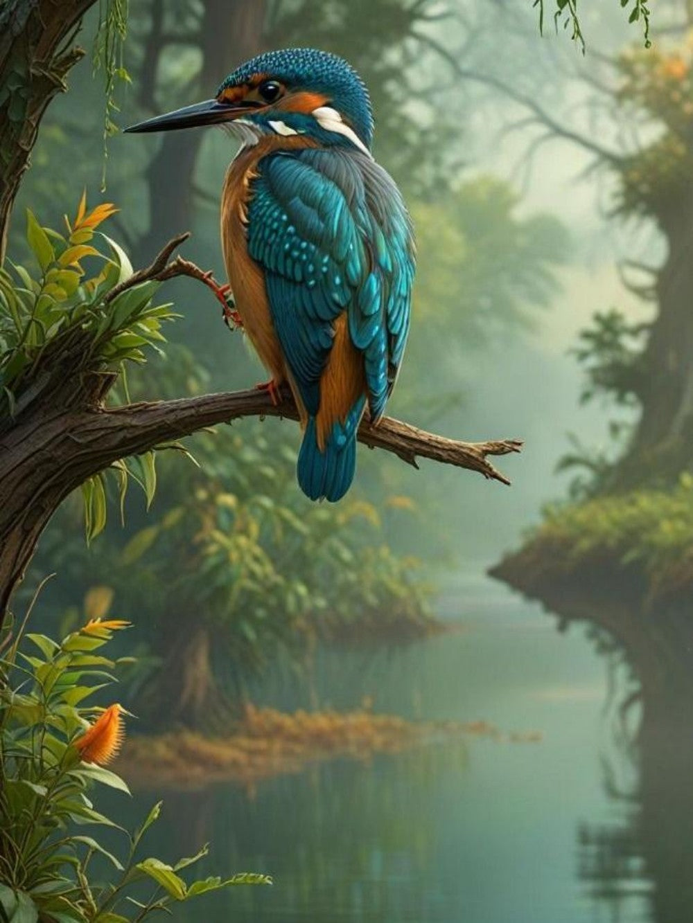 Kingfisher | Diamond Painting