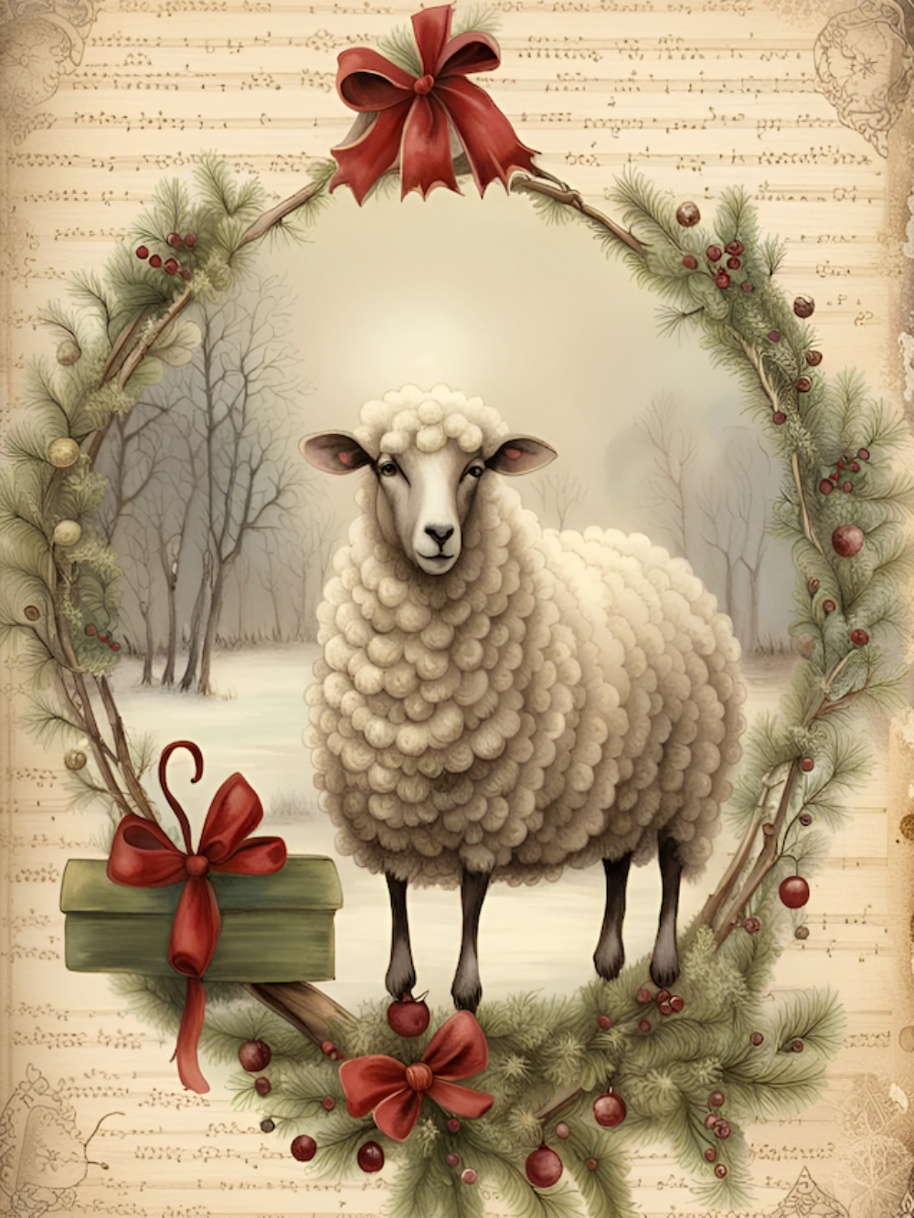 Sheep | Diamond Painting