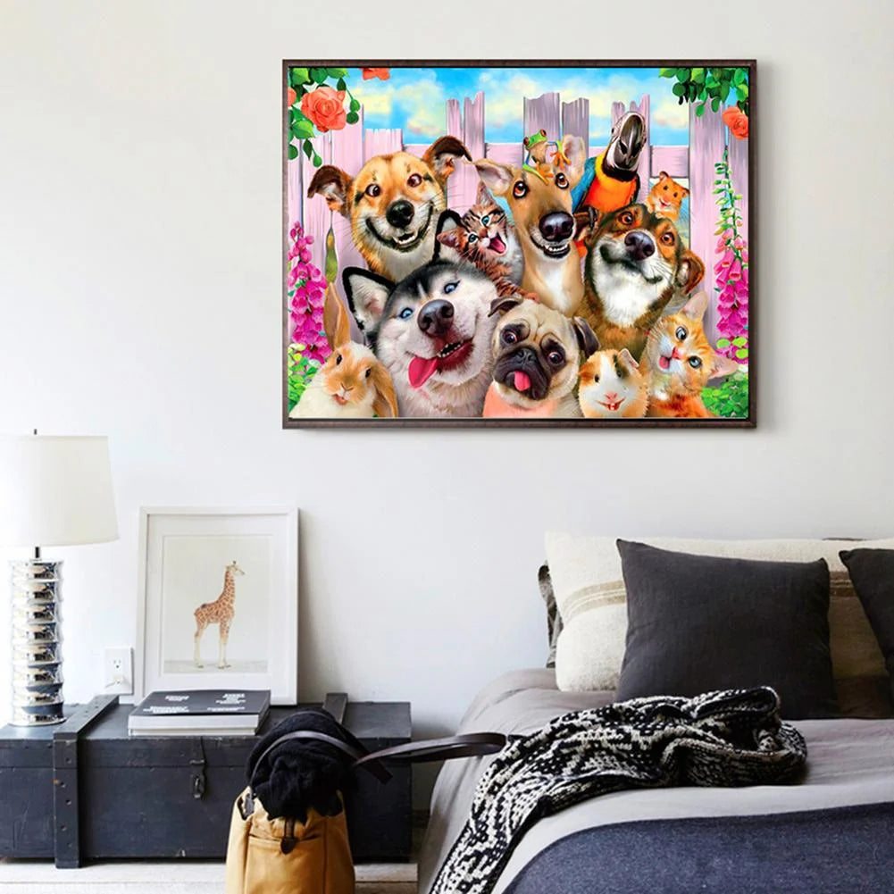 Happy Dogs | Diamond Painting