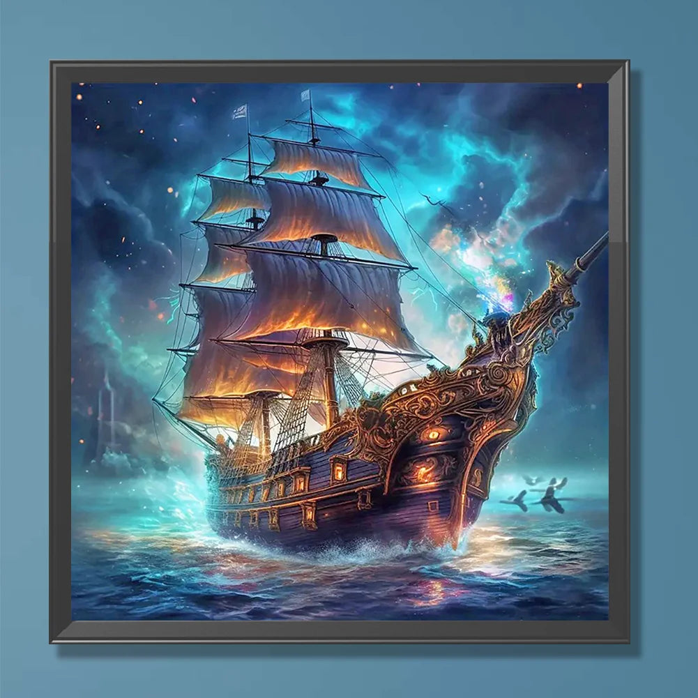 Ship At Sea | Diamond Painting