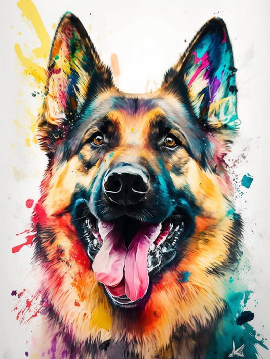 Dog German Shepherd | Diamond Painting