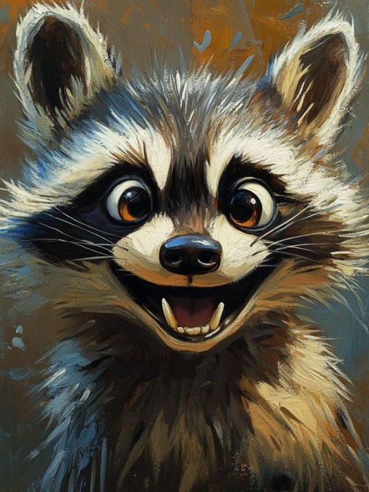 Raccoon | Diamond Painting