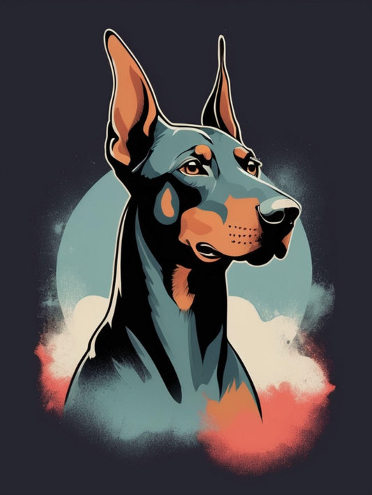 Dog Doberman | Diamond Painting