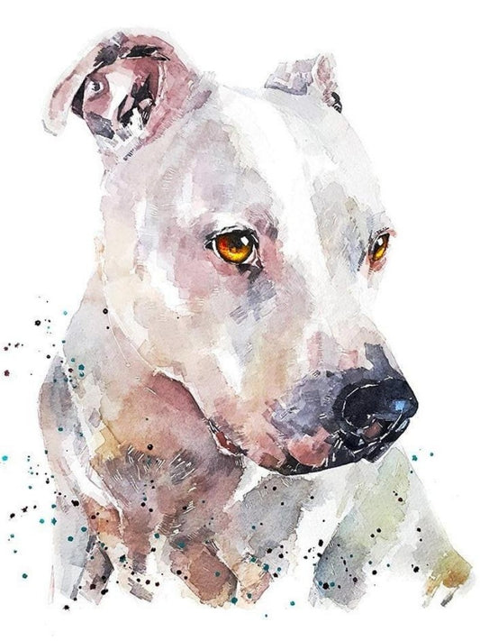 English Bull Terrier Dog | Diamond Painting