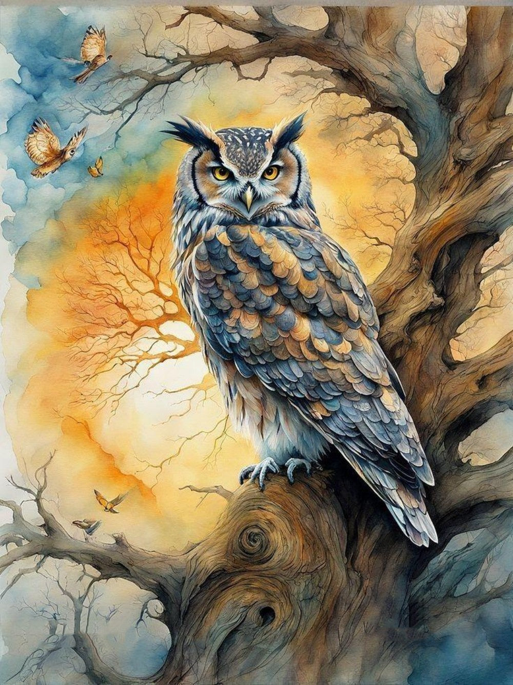 Owl | Diamond Painting