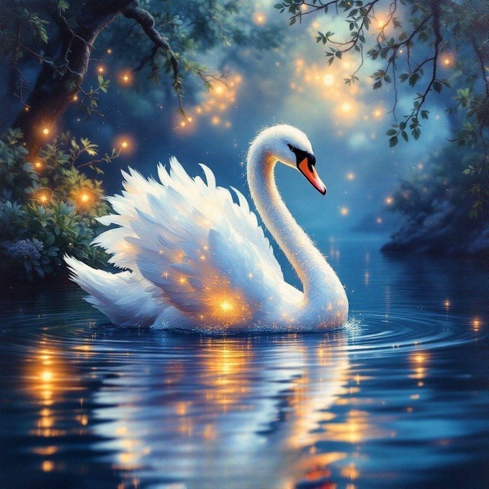 Swan | Diamond Painting