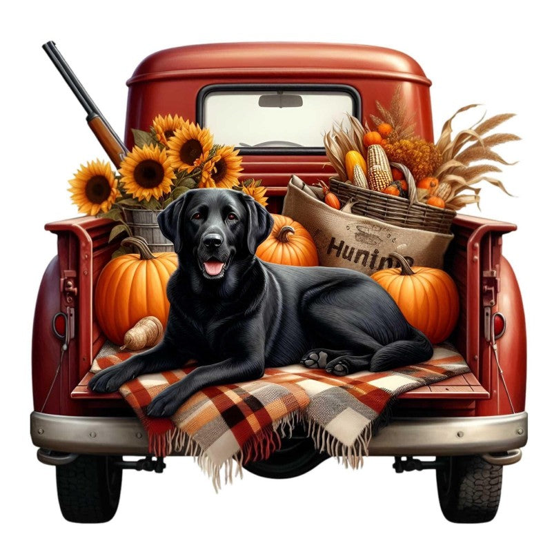 Black Labrador Dog | Diamond Painting