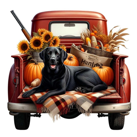 Black Labrador Dog | Diamond Painting