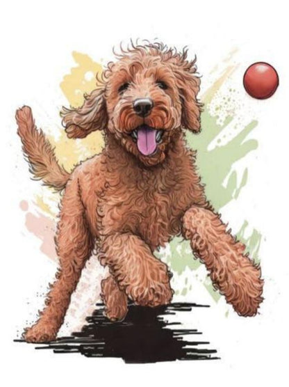 Goldendoodle Dog | Diamond Painting
