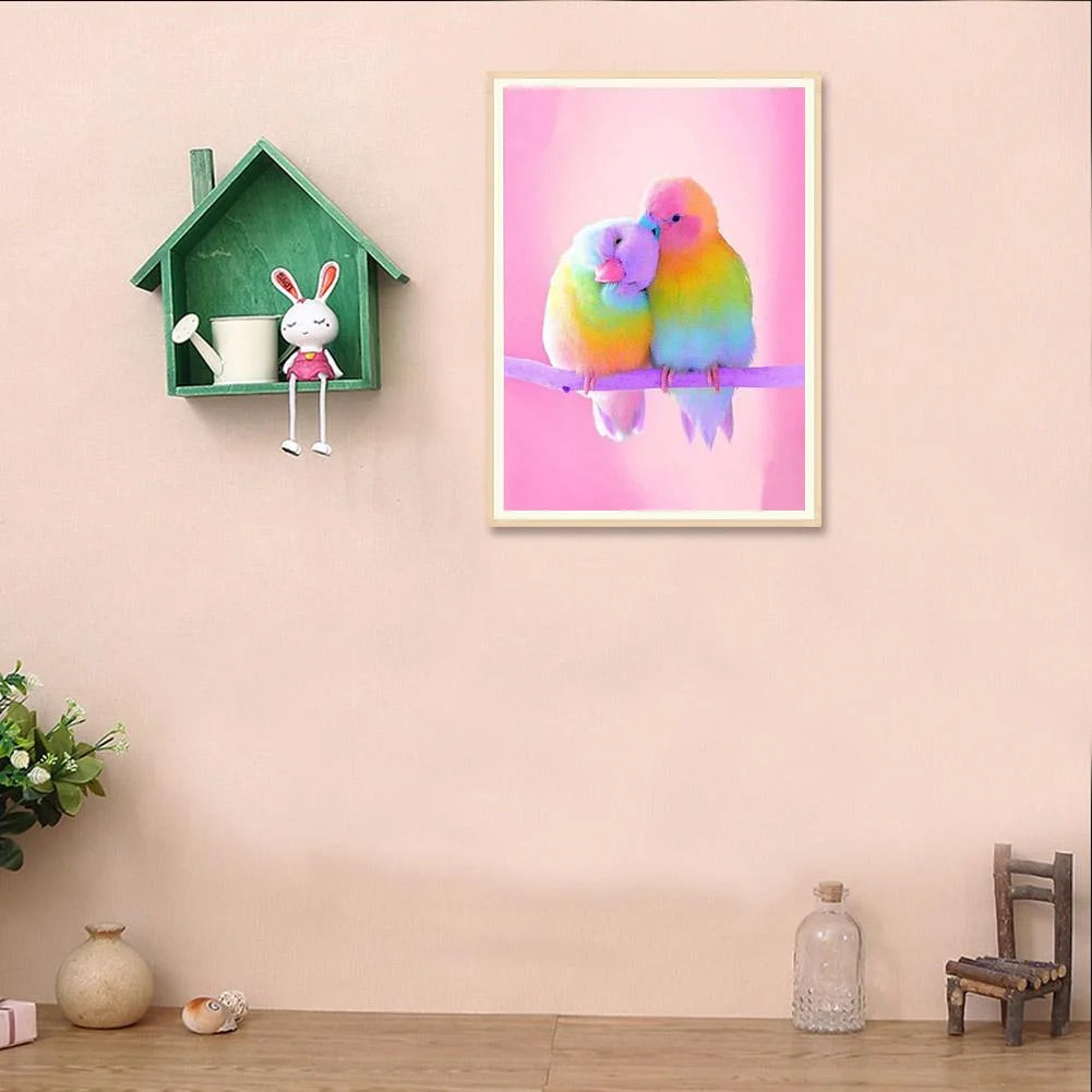 Love Birds Parrot | Diamond Painting