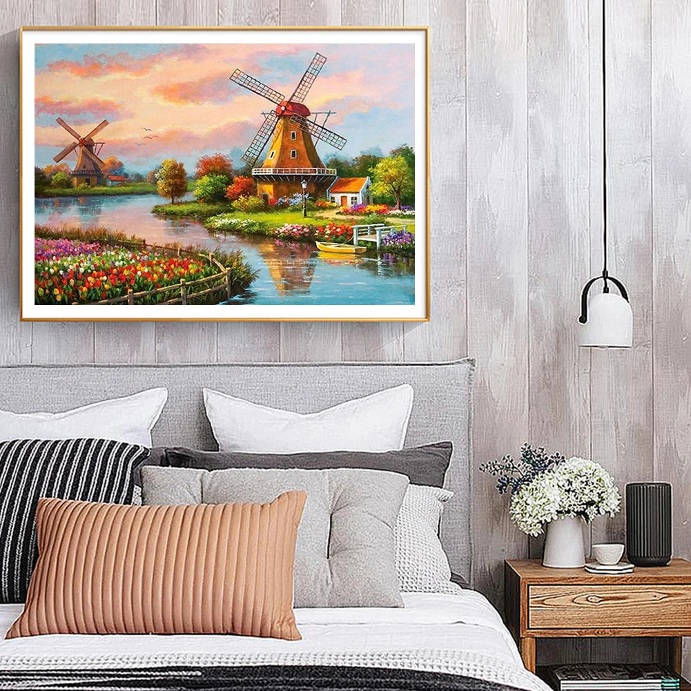 Windmill House | Diamond Painting