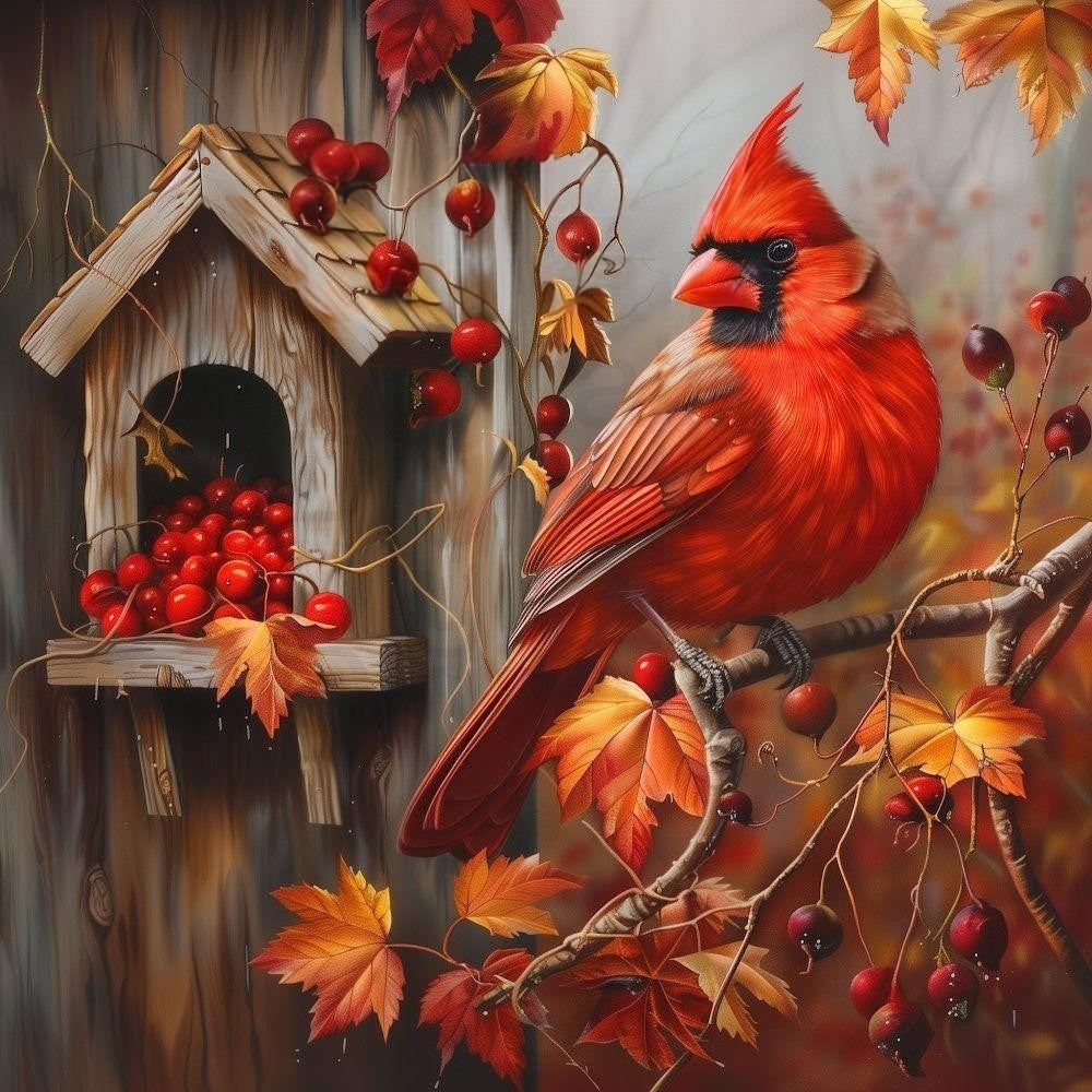 Cardinal | Diamond Painting