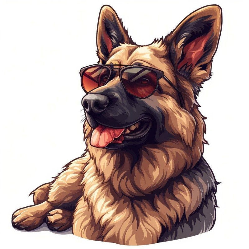 Dog German Shepherd | Diamond Painting