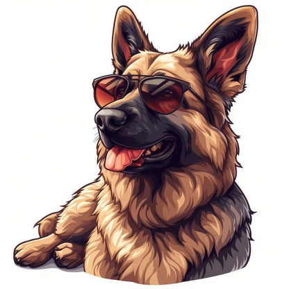 Dog German Shepherd | Diamond Painting