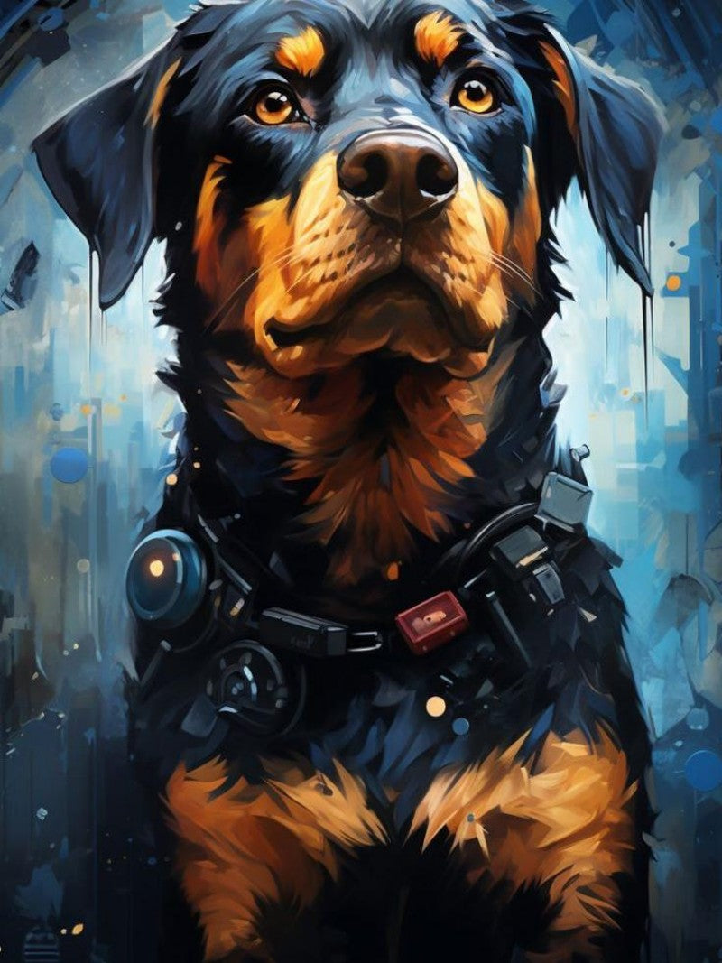 Rottweiler Dog | Diamond Painting