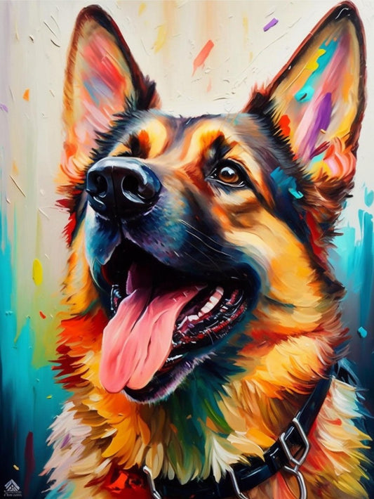 Dog German Shepherd | Diamond Painting