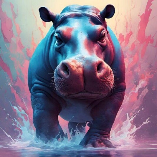 Hippo | Diamond Painting