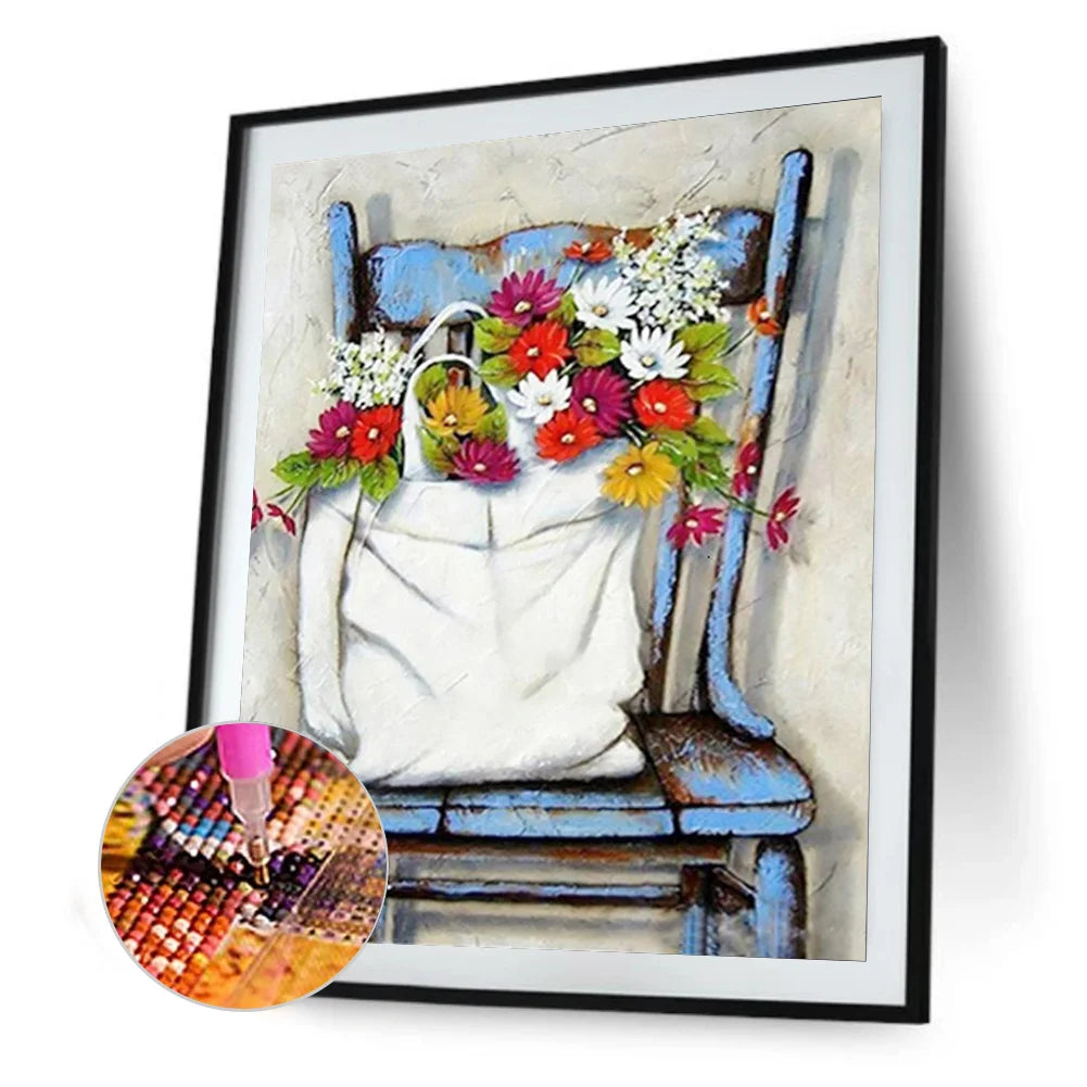 Chair Flower | Diamond Painting