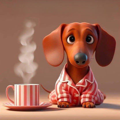 Dachshund Dog | Diamond Painting