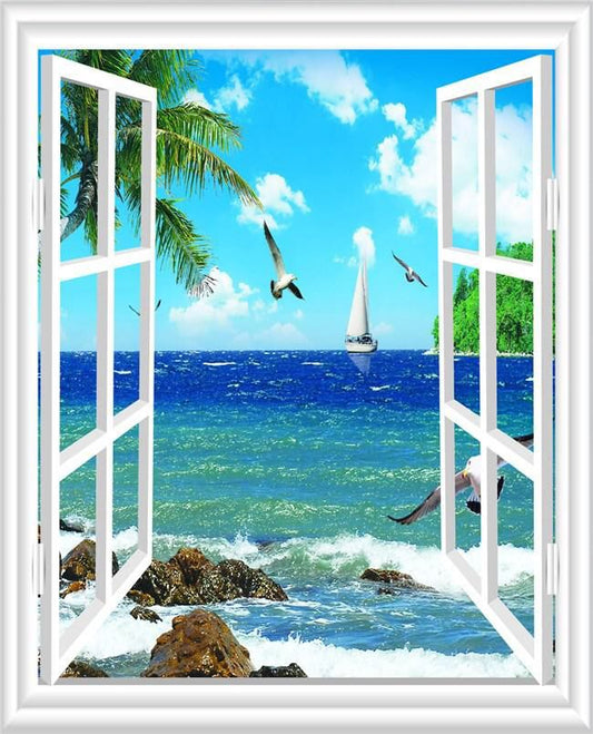 Window Landscape | Diamond Painting