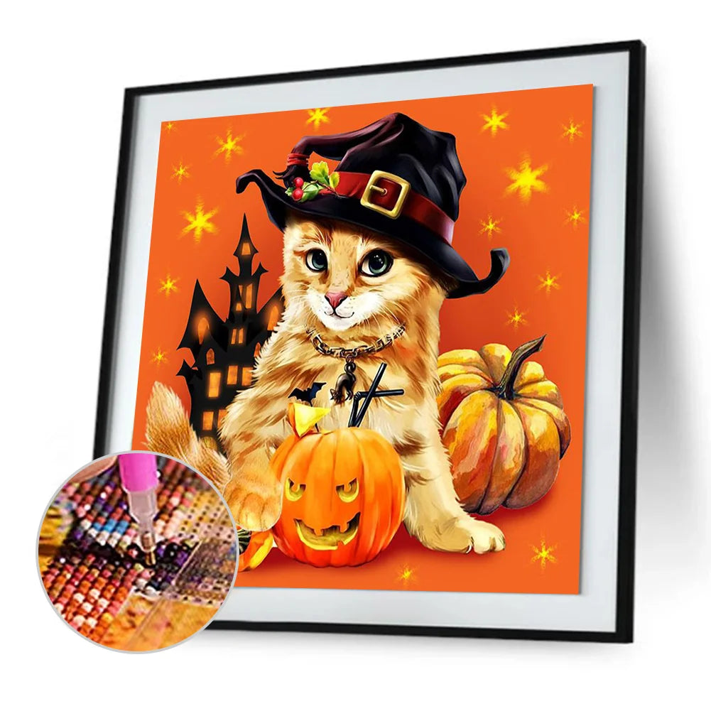 Halloween Black Cat | Diamond Painting