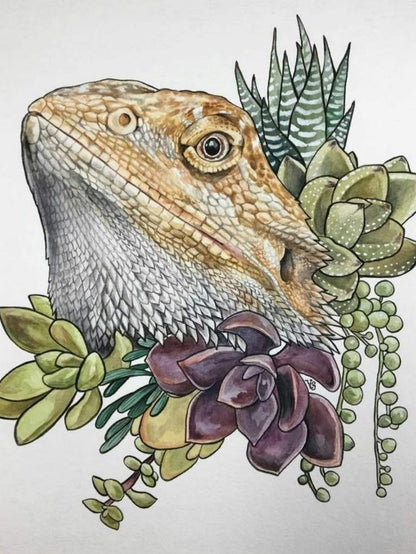 Bearded Dragon | Diamond Painting